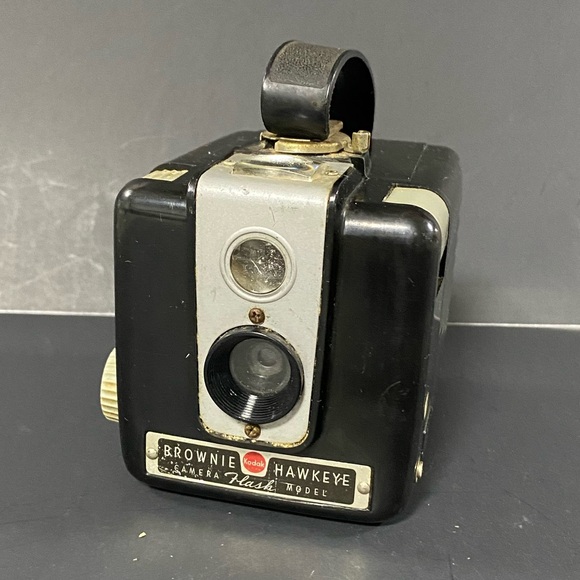 ** Vintage Kodak Brownie Hawkeye Flash Model Camera ** - Picture 1 of 7